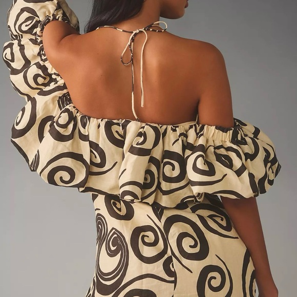 THE WOLF GANG MIRADOR LINEN MINI DRESS - Picture 8 of 9